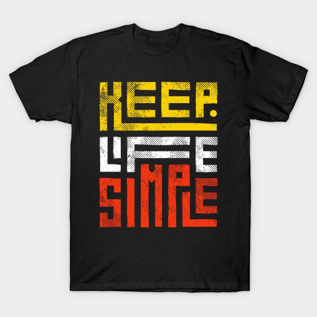 Black Modern Typography Motivational Quotes T-shirt T-Shirt by Heawonshop